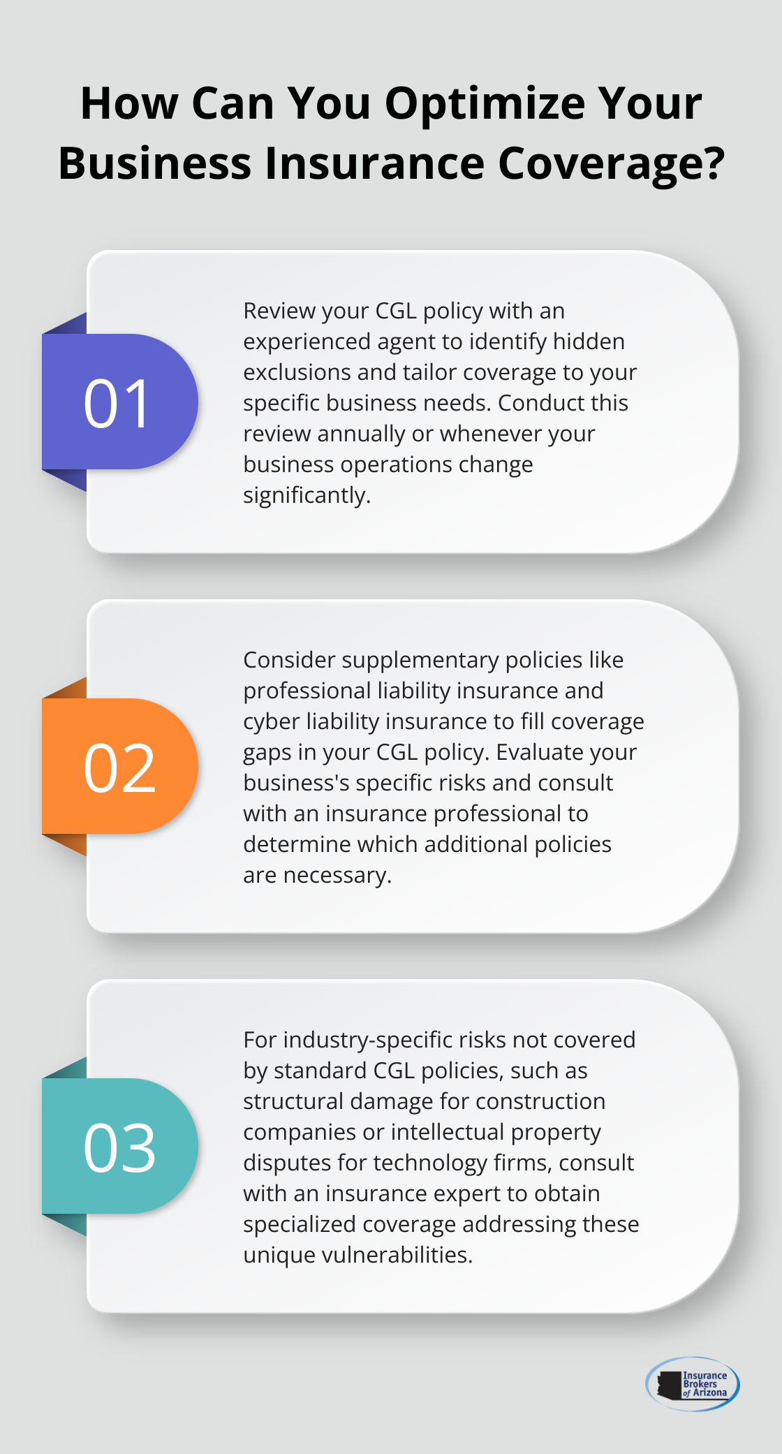 Infographic: How Can You Optimize Your Business Insurance Coverage? - what does commercial general liability insurance cover